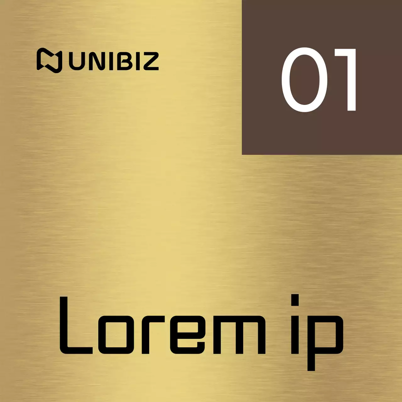 A simple placeholder sign with brown and black corporate department names and square shapes.