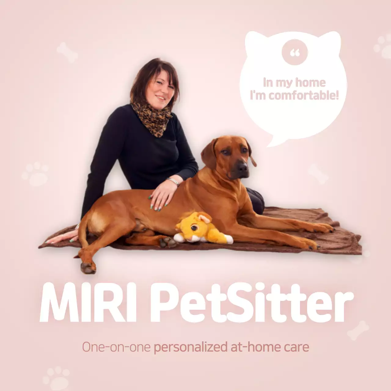 Beige Modern Pet Care Promotion Instagram Post