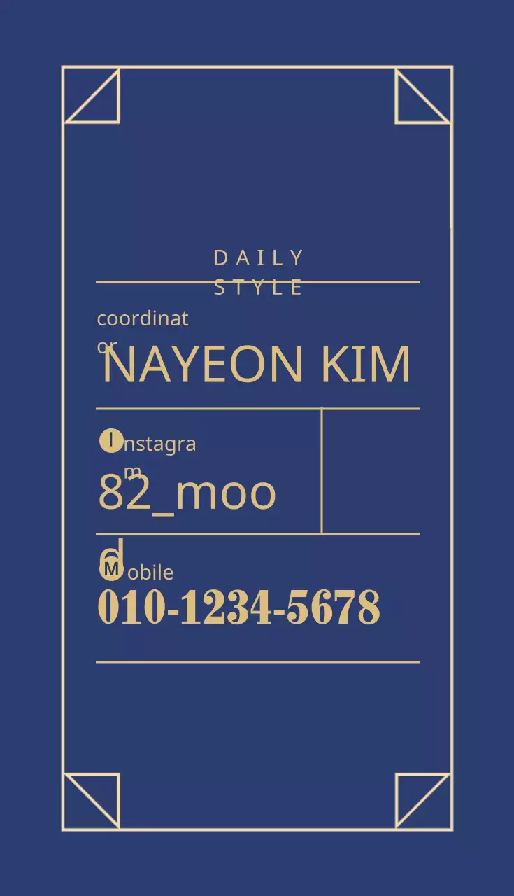 Cartão de visita moderno da Marinha