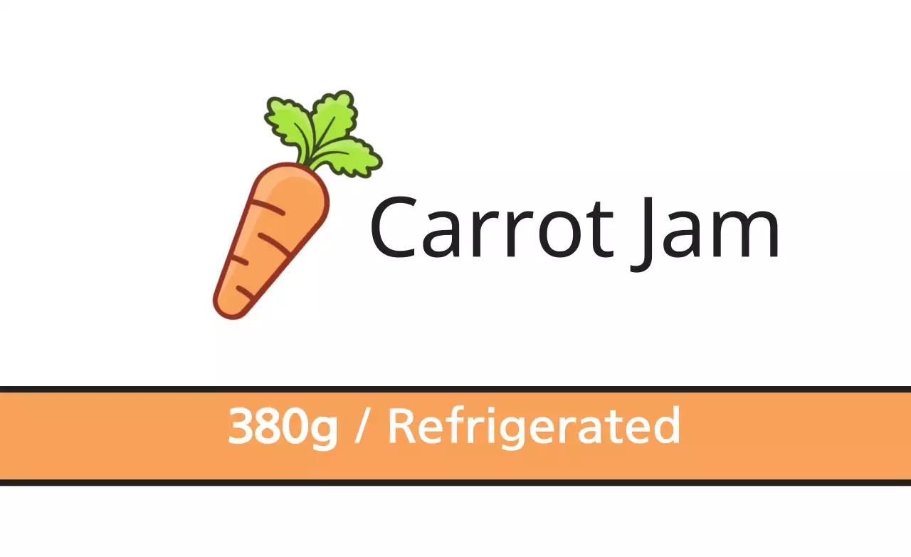 Faixa de rótulo de comida simples laranja