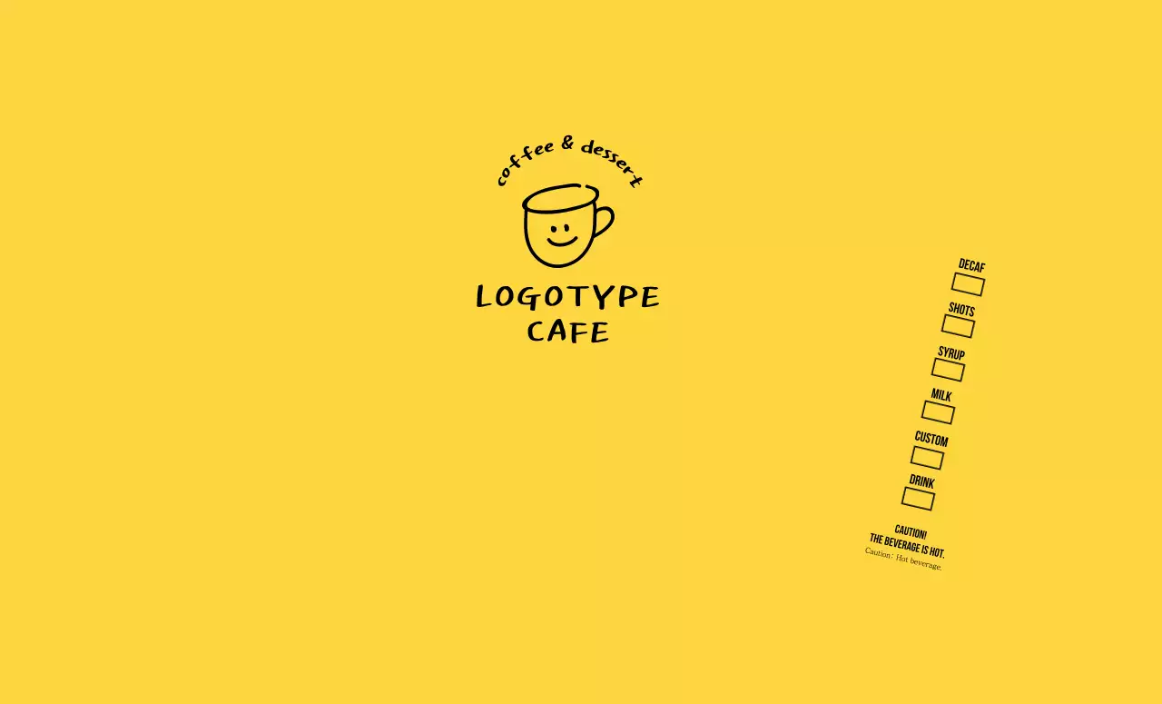 Ilustrasi gambar tangan berwarna kuning