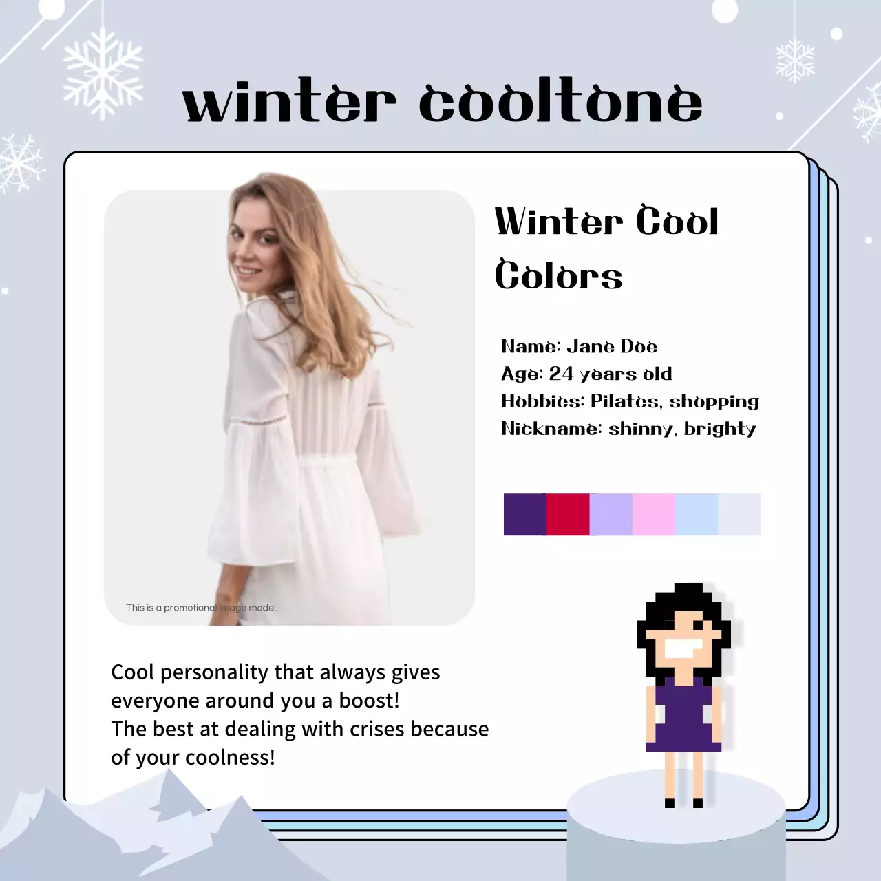 Rainbow Retro Character Guide Instagram Carousel