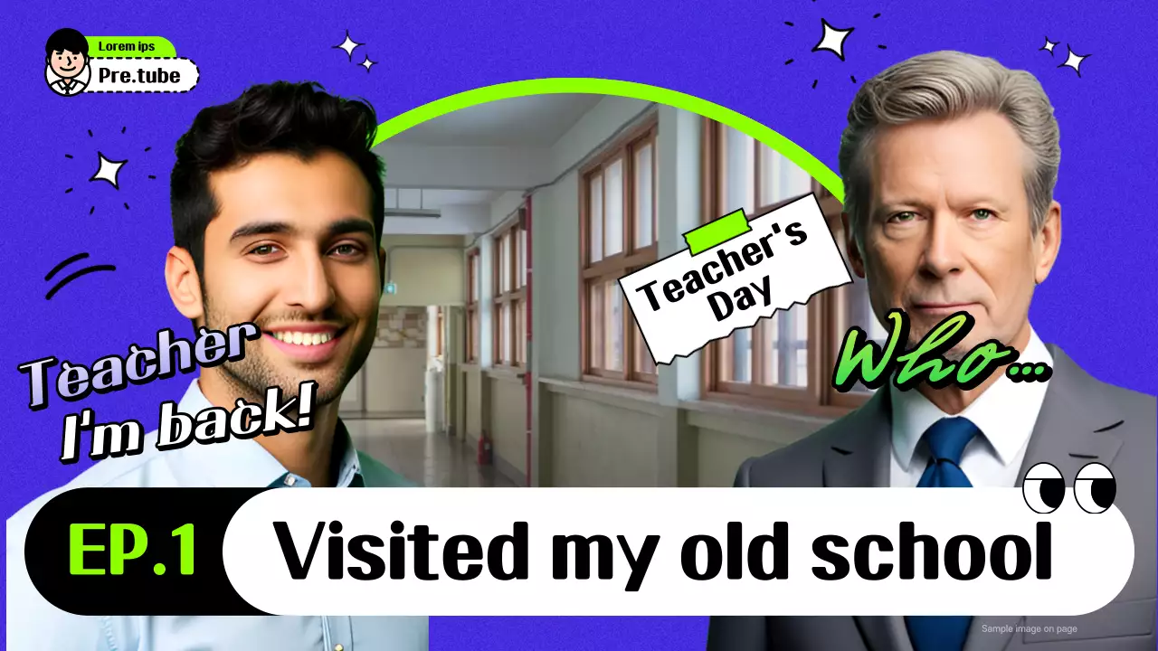 보라색과 연두색의 스승의날 특집 브이로그