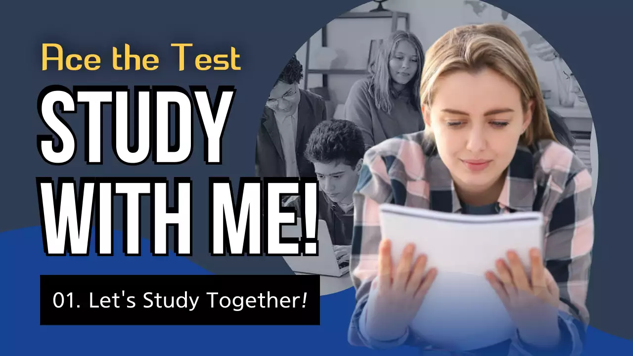 Blue Modern Study Guide YouTube Thumbnail