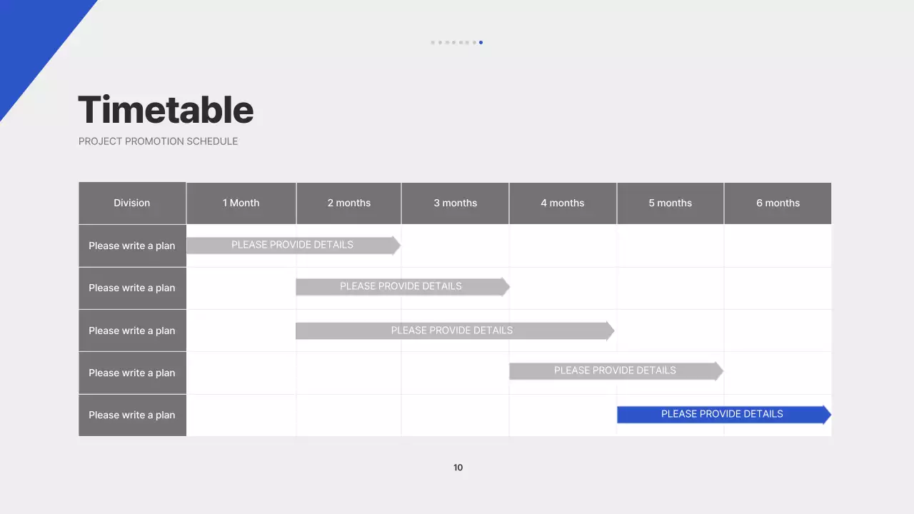 Blue Modern Business Plan Presentation