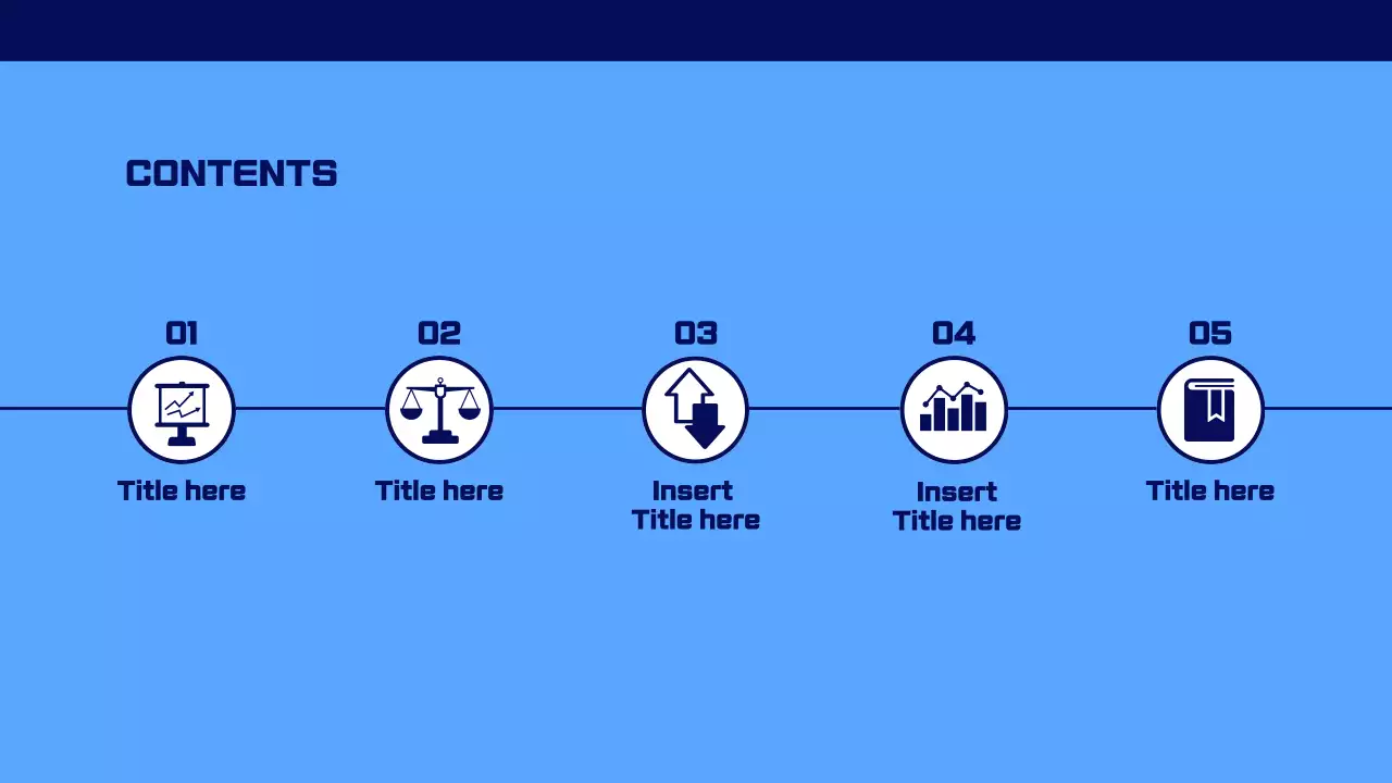 Blue Simple Economy Stocks Course Materials