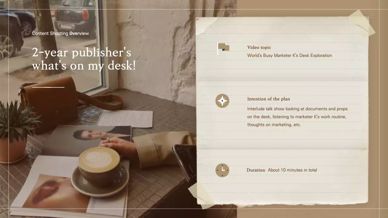 Beige Modern Content Planner Presentation