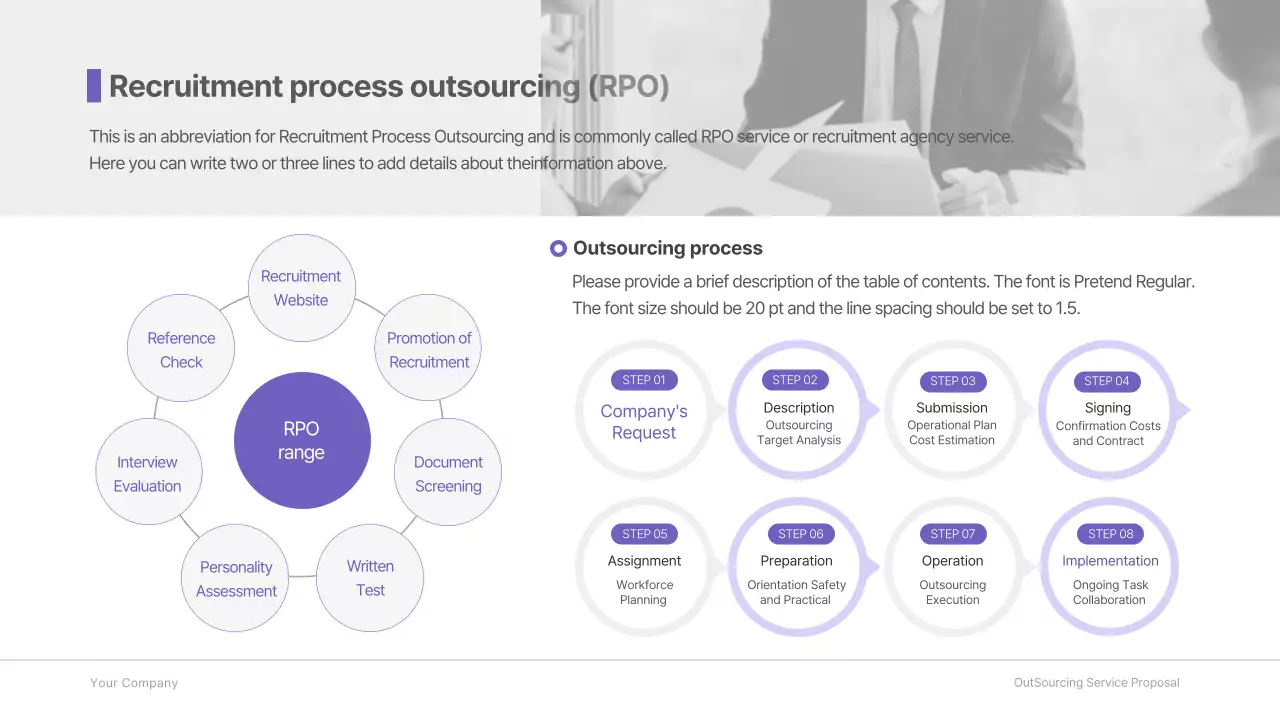 Purple Modern Talent Proposal Presentation