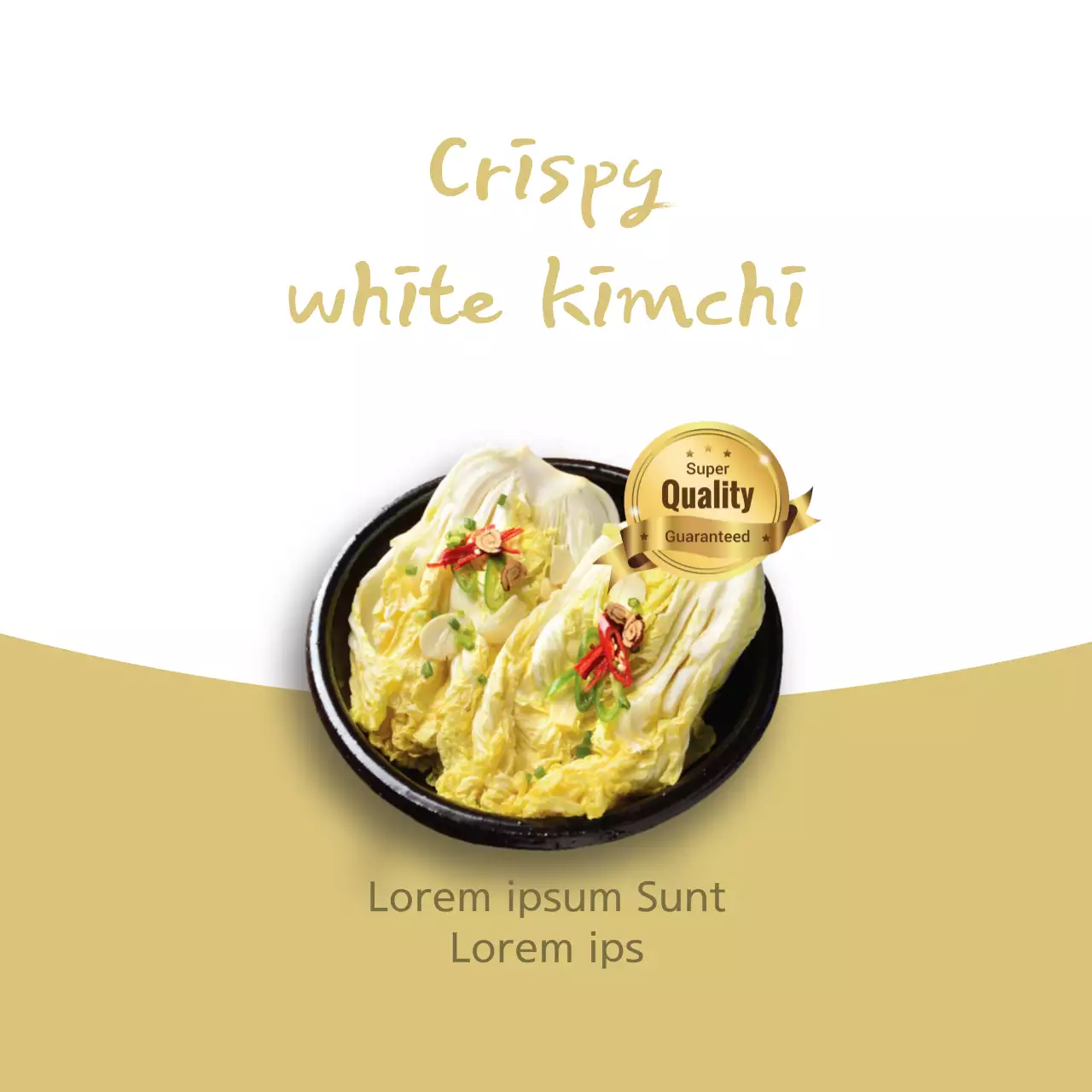 Beige Minimal Food Promotion Banner