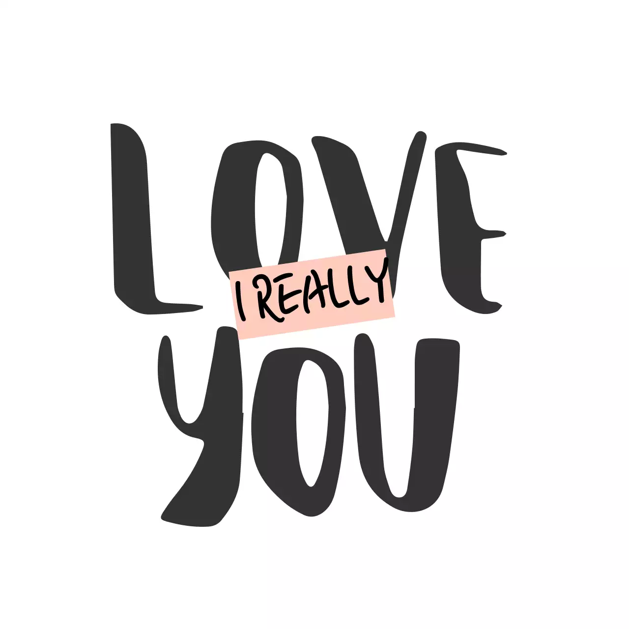 Black Simple Love Card Banner