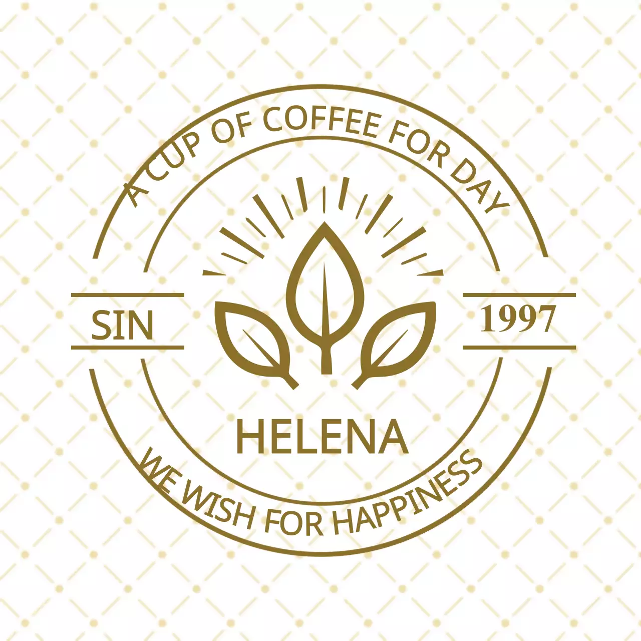 Brown Vintage Coffee Logo Banner