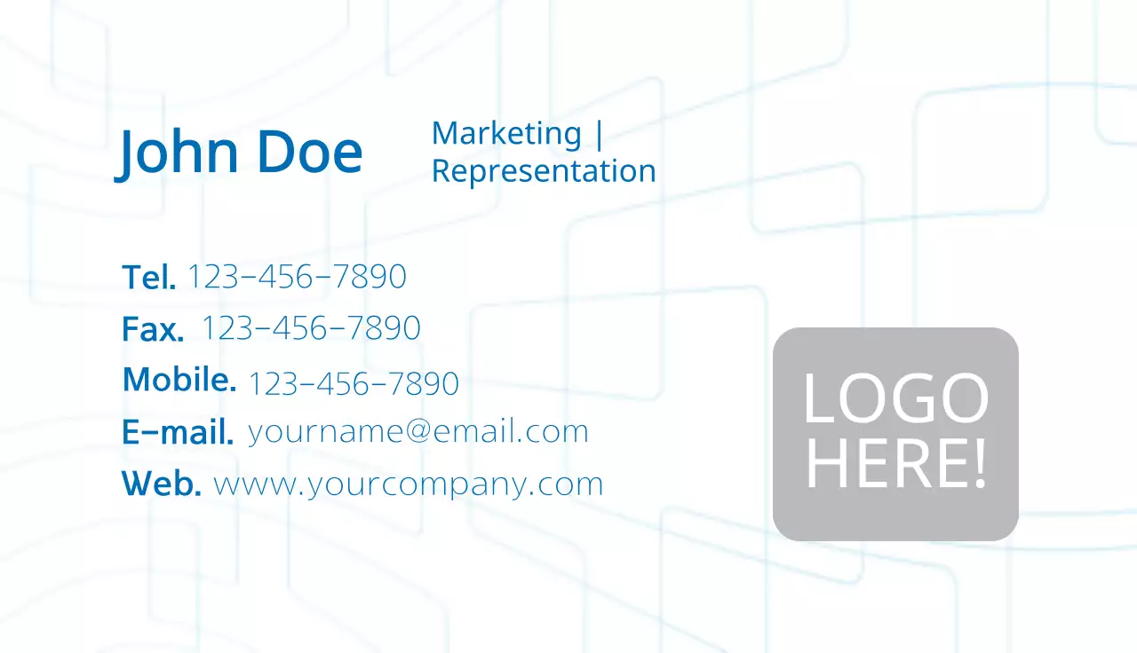Corporate business cards