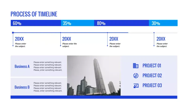 Blue Modern Business Plan Infographic