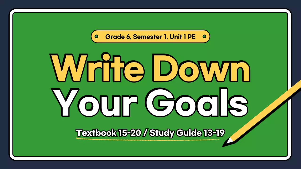 Green Simple School Guide YouTube Thumbnail