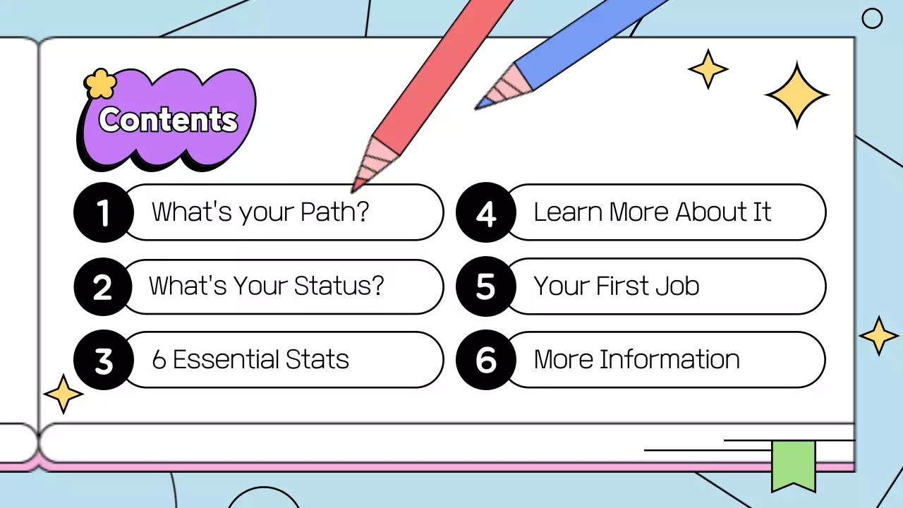 핑크 모던 컬리지 플래너 다이어리 프레젠테이션