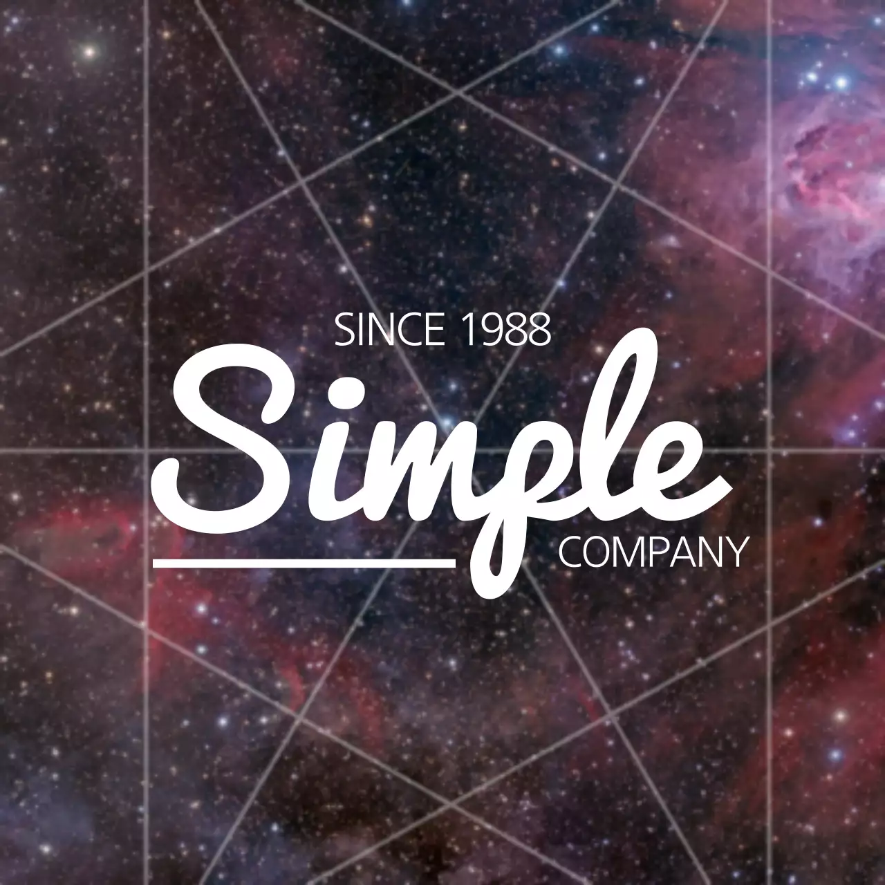 Purple Minimal Company Announcement Banner