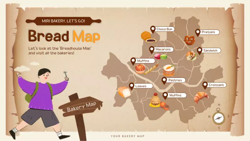 Infografis Panduan Membuat Roti Retro Beige