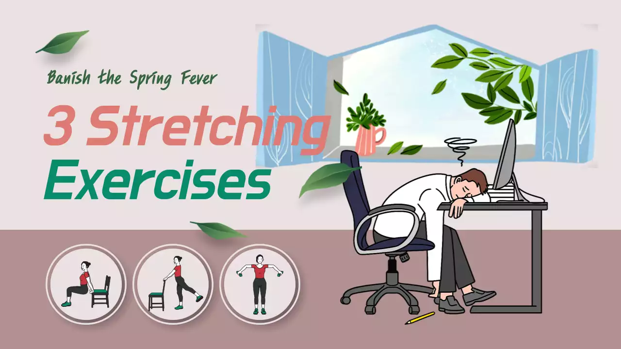 Beige Modern Exercise Guide YouTube Thumbnail