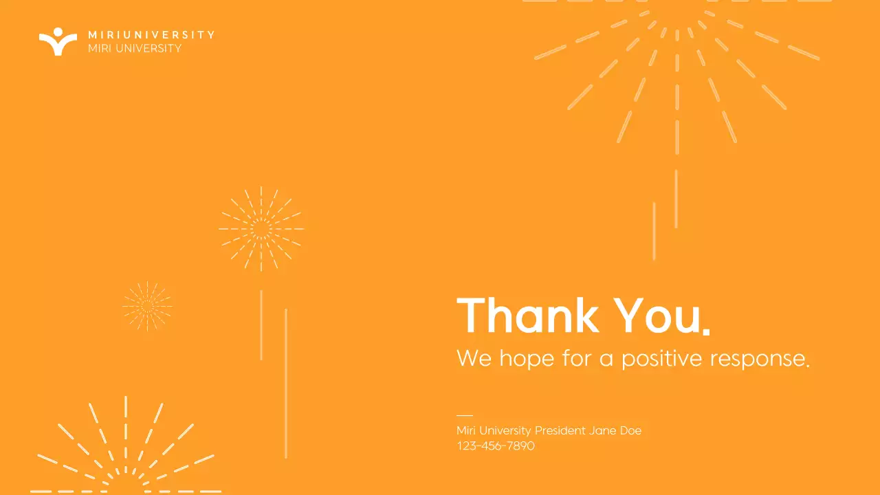 Orange Minimal Festival Proposal Presentation