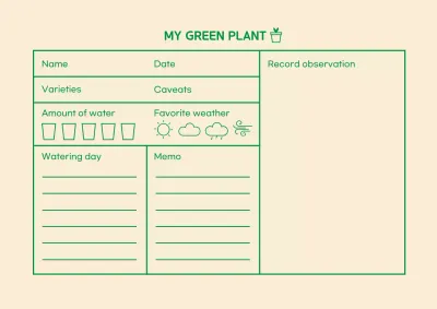 Green icon Simple history