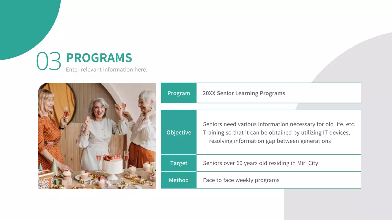 Green Modern Senior Course Proposal Presentation