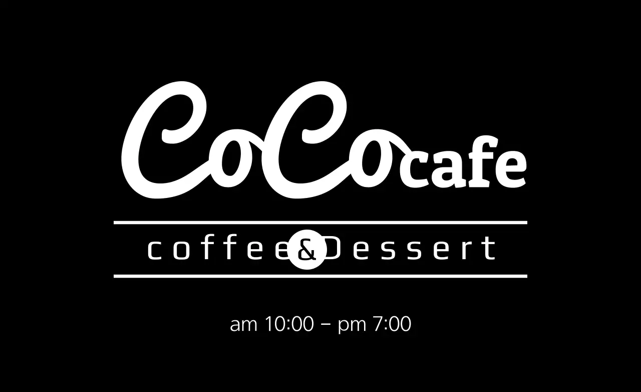 Black Minimal Cafe Promotion Banner