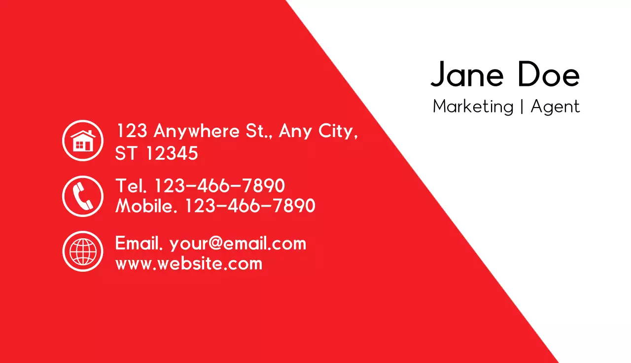 Corporate business cards