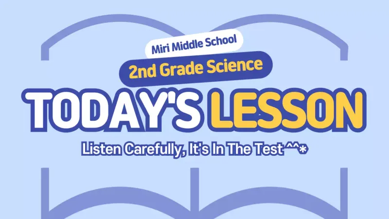 Blue Simple Science Class Announcement YouTube Thumbnail