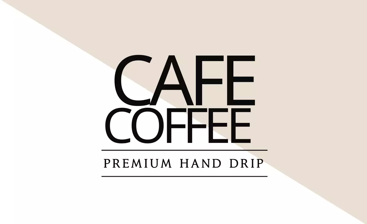Banner de promoção de café minimalista bege