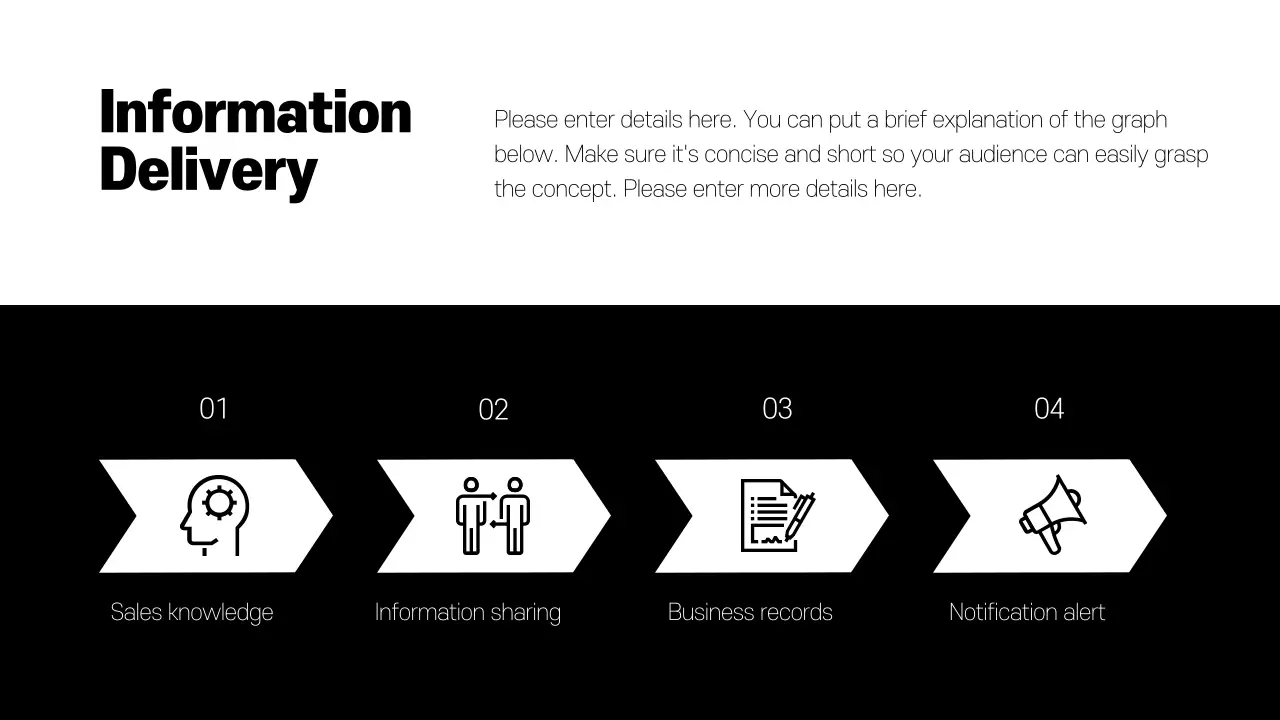 Black Minimal Information Guide Infographic