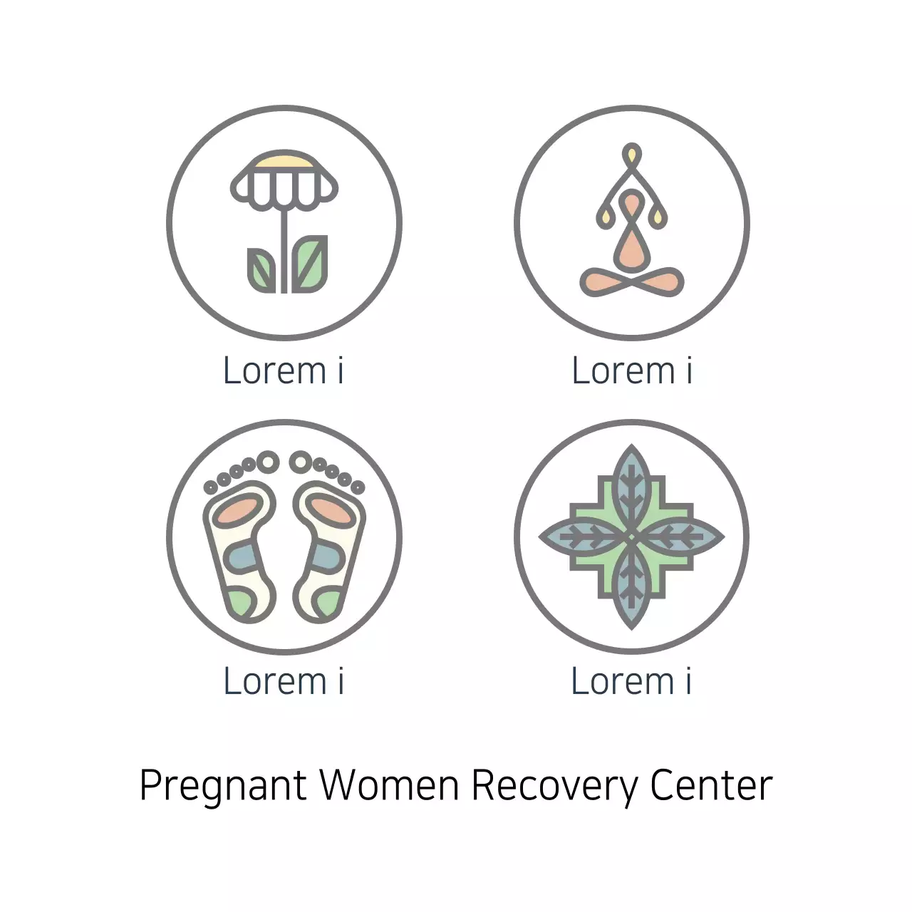 Spanduk Panduan Kesehatan Sederhana Abu-abu