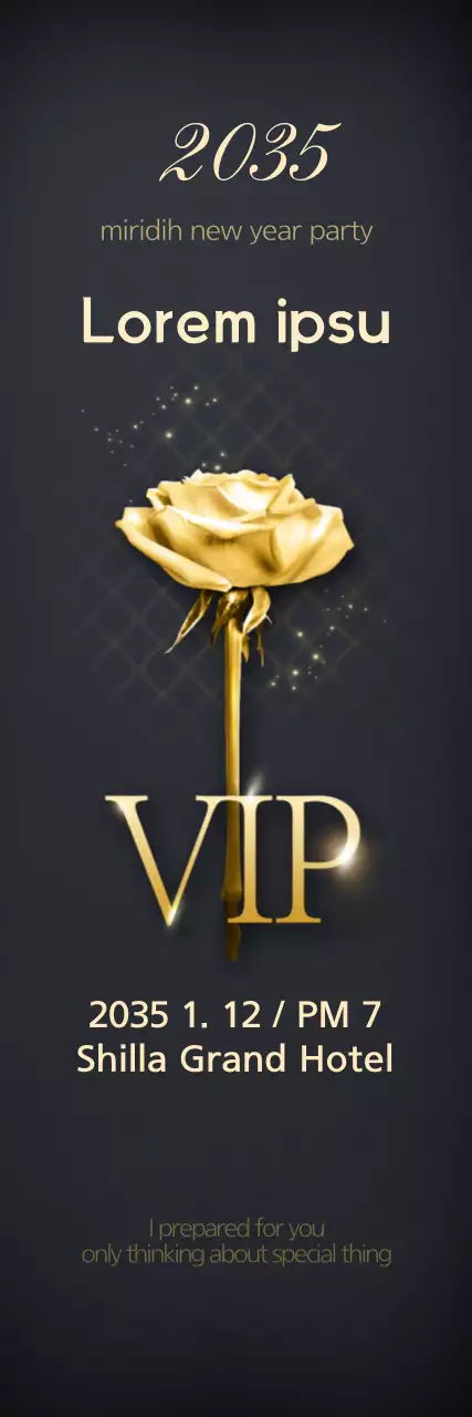 Banner de convite para festa elegante preto