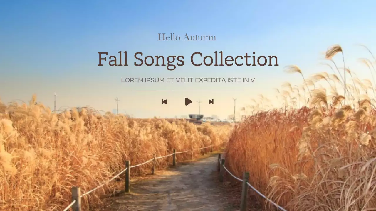 Miniatura do YouTube da lista de reprodução de música rústica bege