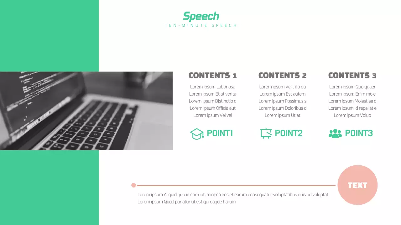 Presentasi Pidato Modern Berwarna-warni