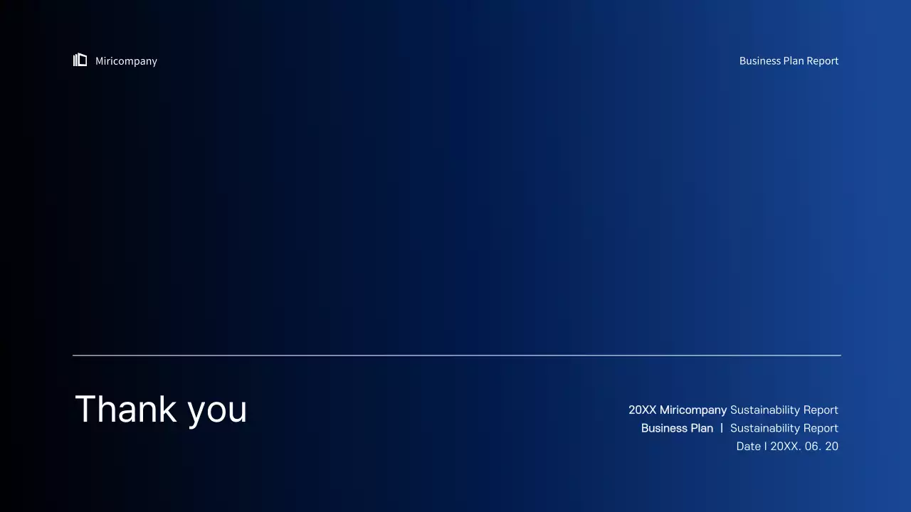 Apresentação infográfica empresarial simples com gradientes azuis e verdes