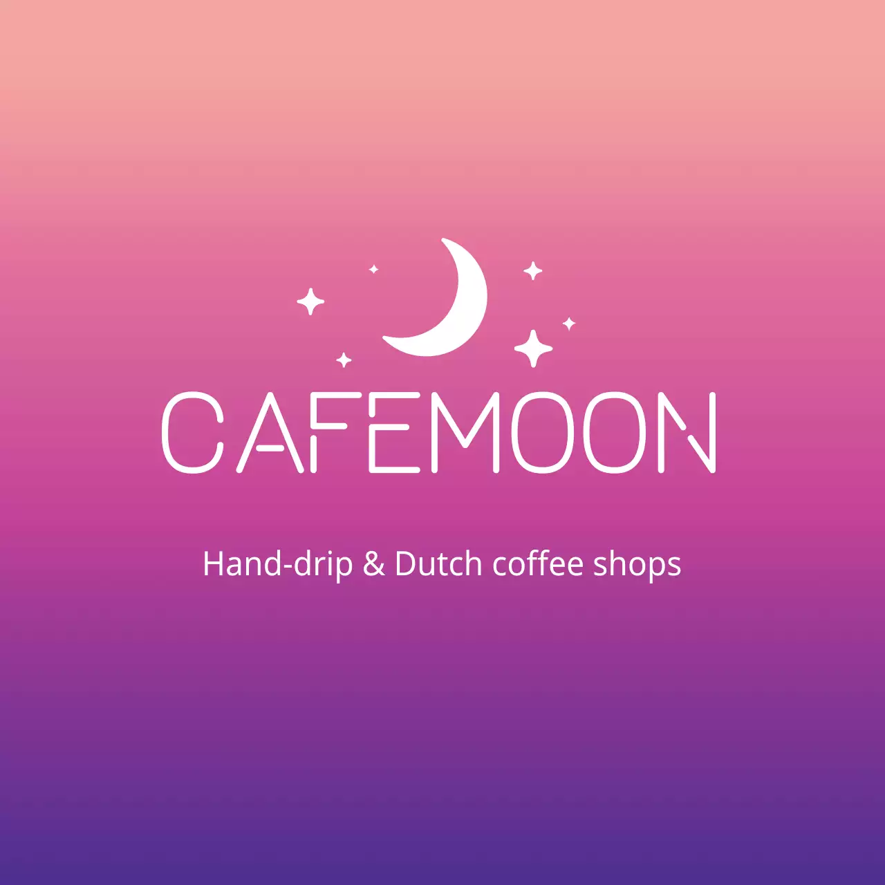 Peach Modern Coffee Promotion Banner