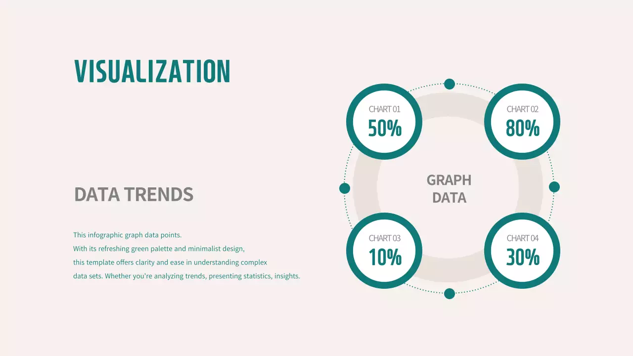 Green Minimalist Data Report Infographic