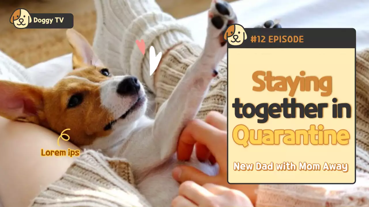 Orange Trendy Remote Work Vlog YouTube Thumbnail