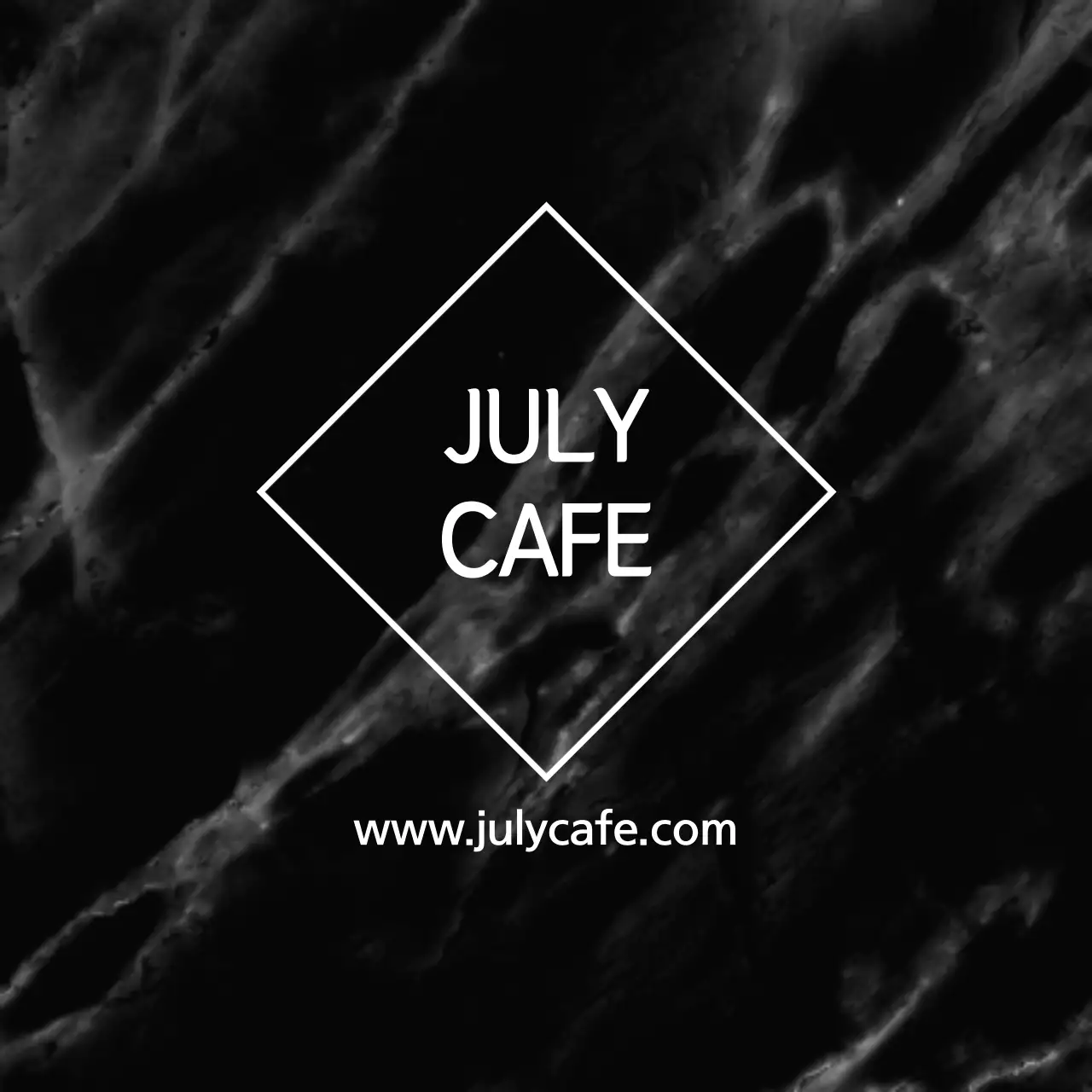 Black Minimal Cafe Promotion Banner
