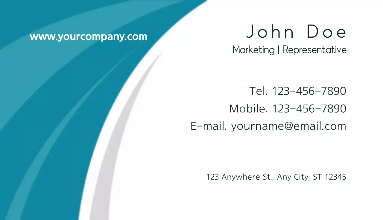 Corporate business cards