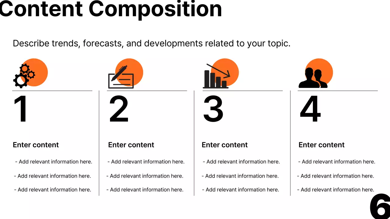 Orange Modern Business Report Presentation