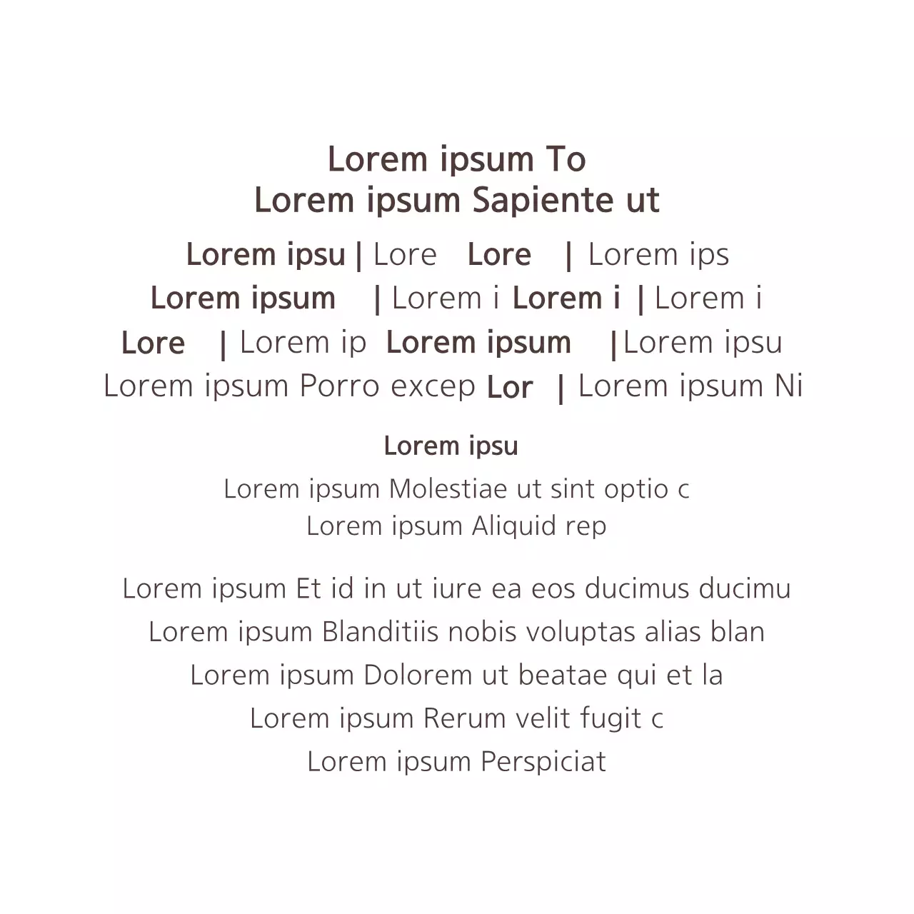 Spanduk Tata Letak Dokumen Minimal Warna Coklat