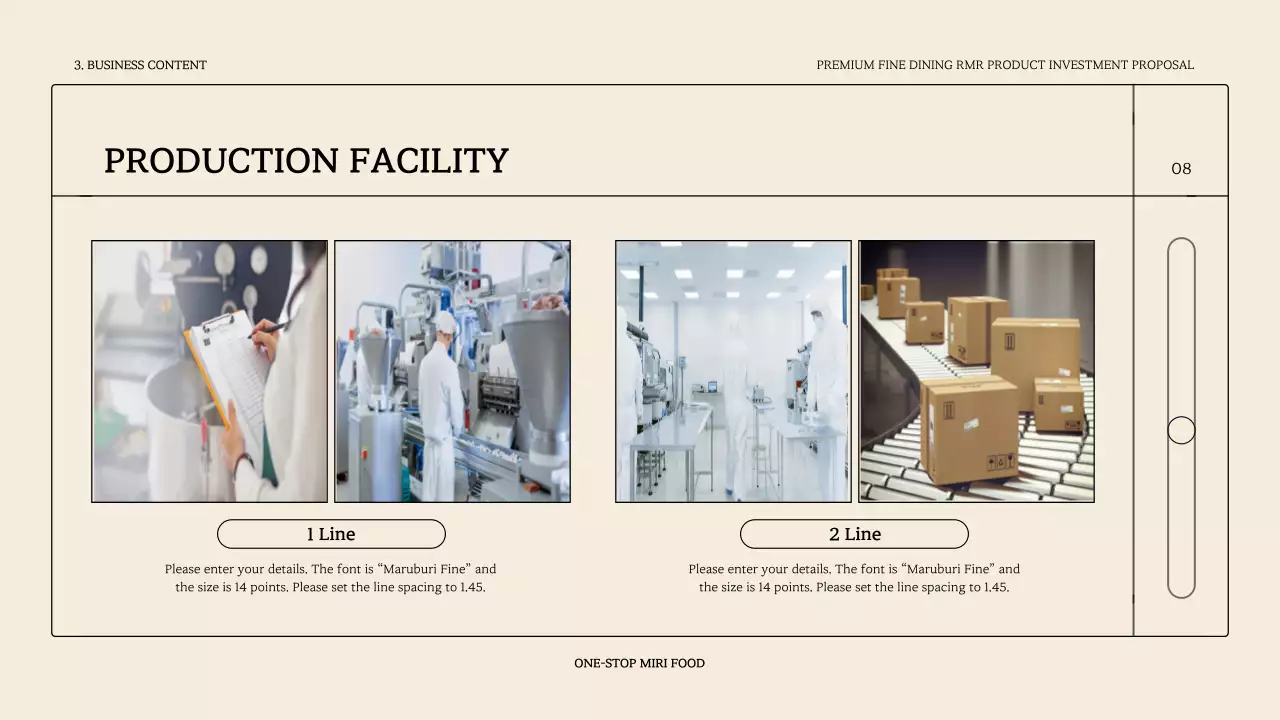 Beige Minimal Investment Proposal Document Presentation