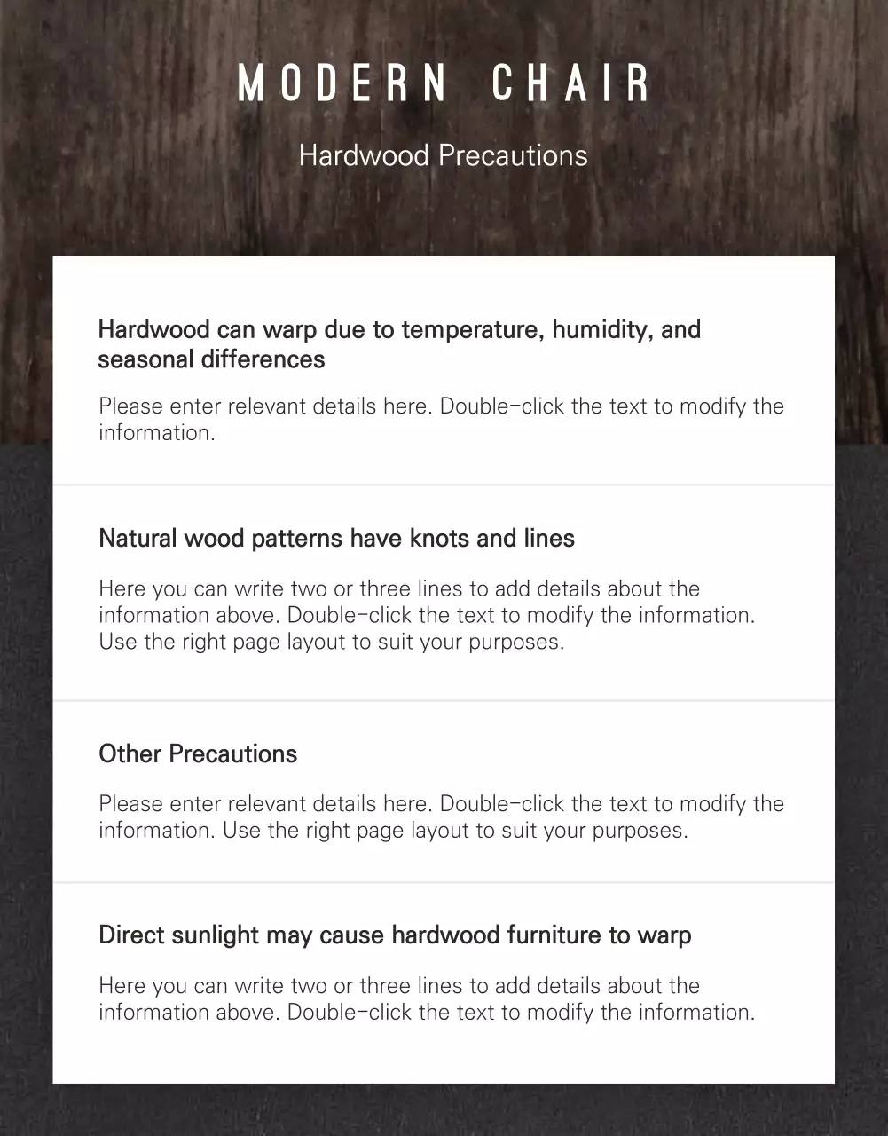 Ghế hiện đại đơn giản màu xám và nâu