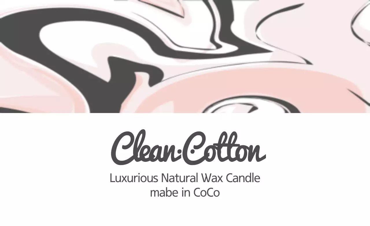 Banner promocional de vela abstrata bege