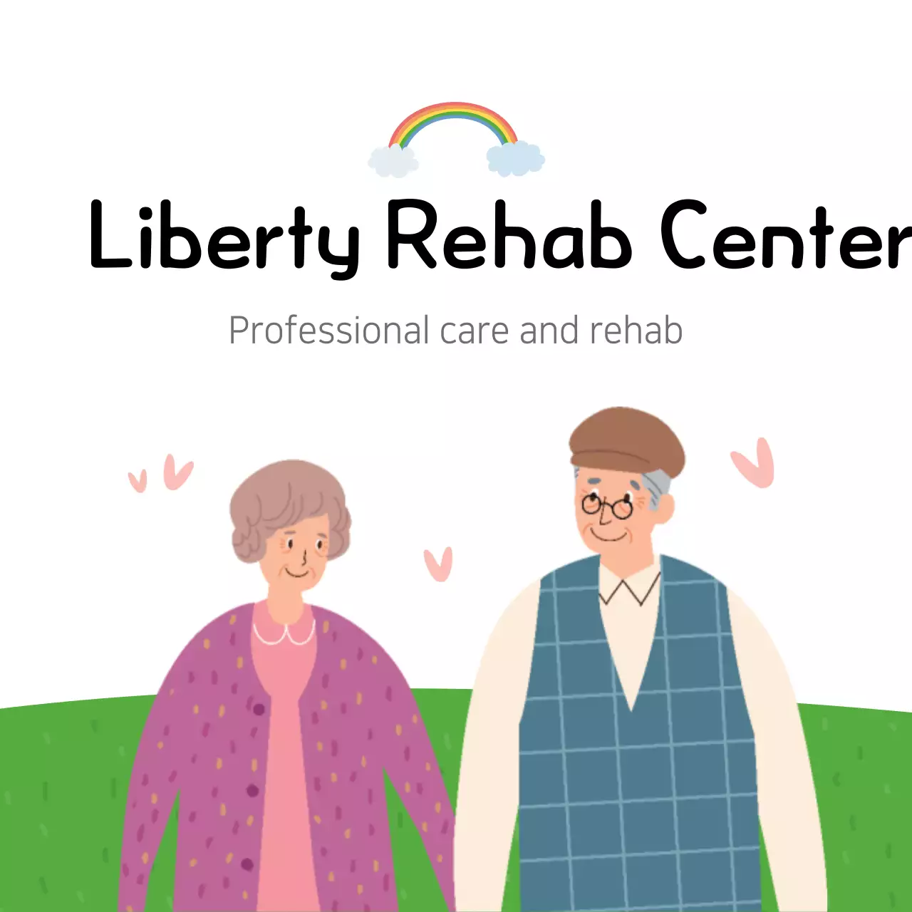 White Simple Rehab Advertisement Banner