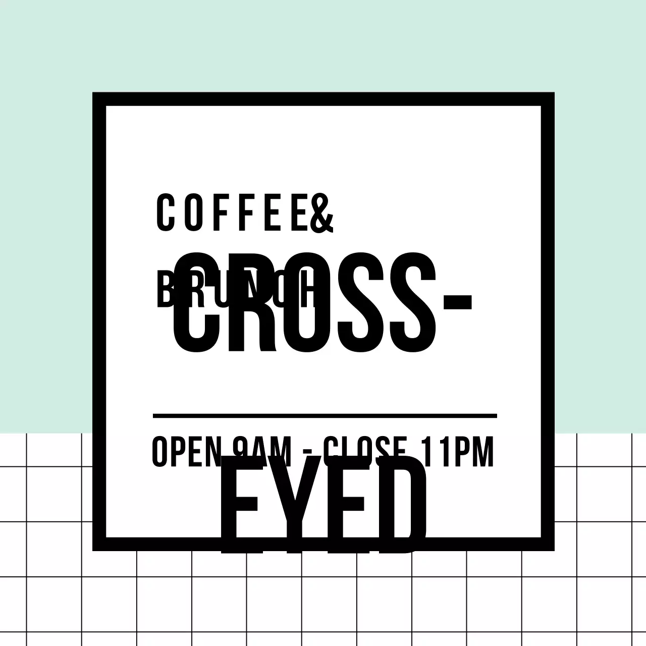 Mint Modern Cafe Promotion Banner