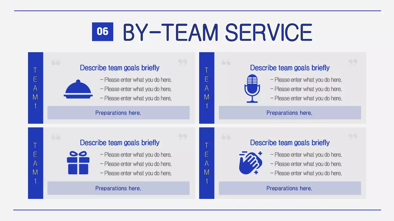 Blue Minimal Mission Announcement Presentation