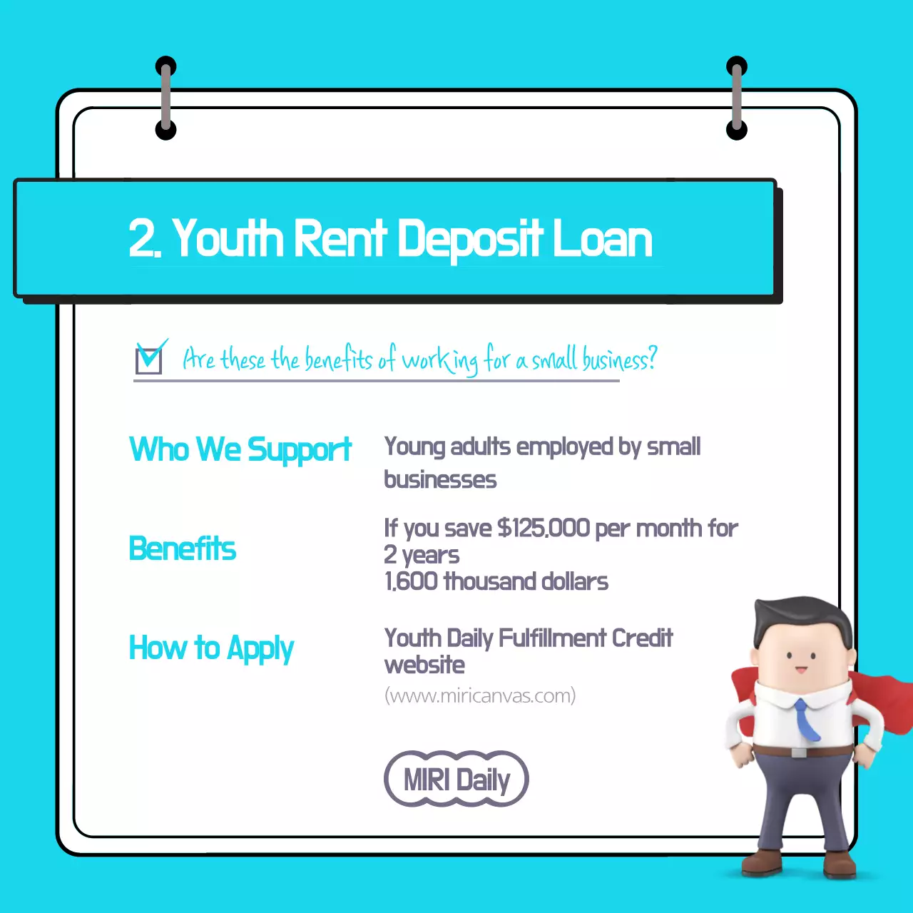 Blue Modern Employment Guide Instagram Carousel