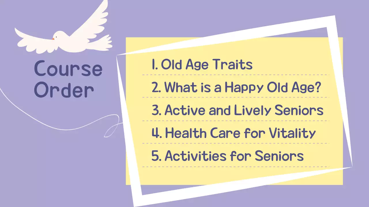 Yellow Simple Senior Guide Presentation